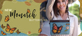 Chala Handbags, Wallets & Cases Monarch Butterfly Collection Wallet, Mini Crossbody,Coin purse, Wallet Crossbody