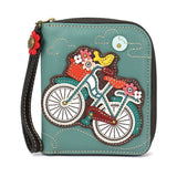 Chala Handbags, Wallets & Cases Wallet Bicycle Collection by Chala-Vegan