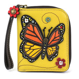 Chala Handbags, Wallets & Cases Wallet Monarch Butterfly Collection Wallet, Mini Crossbody,Coin purse, Wallet Crossbody