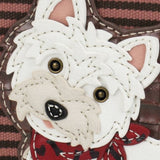 Chala Handbags Westie White Doggy Collection by Chala, Coin Purse/Keychain, Xbody, Tote *