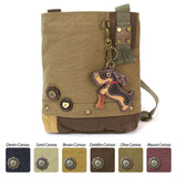 Chala Handbags WIENER DOG - PATCH CROSSBODY BAG by Chala*