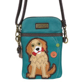 Chala Keychain cellphone xbody GOLDEN RETRIEVER Chala Collection-KEychain, totes, crossbody, wallet!*