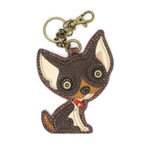 Chala Keychain Dark CHIHUAHUA Handbag Collection by Chala Vegan