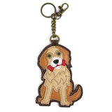 Chala Keychain keychain GOLDEN RETRIEVER Chala Collection-KEychain, totes, crossbody, wallet!*