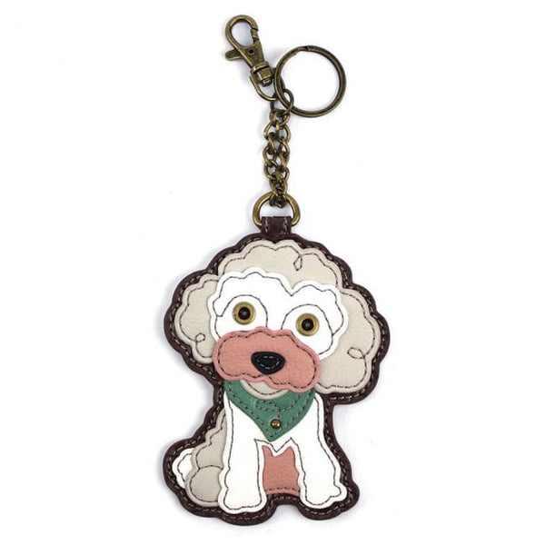 CHALA - POODLE- KEY FOB/COIN PURSE | Animal Lover Gifts – The Pink Pigs