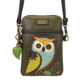 Chala Keychain Owl cel phone Crossbody OWL Collection by Chala