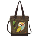 Chala Keychain Owl Work Tote OWL Collection by Chala