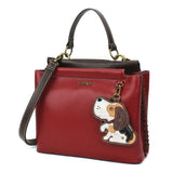 Chala Keychain Satchel-Red Beagle Mix Collection by Chala Vegan DOG GEN II