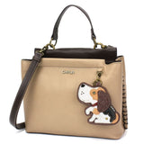 Chala Keychain Satchel-Taupe Beagle Mix Collection by Chala Vegan DOG GEN II