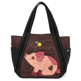 Chala Keychain Tote-LAST ONES! PIG Collection by Chala!  New Piggies!  VEGAN