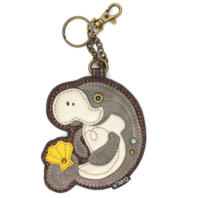 Chala keychain vegan MANATEE KEY FOB/COIN PURSE