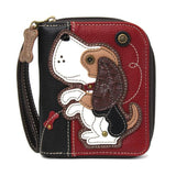 Chala Keychain Wallet* Beagle Mix Collection by Chala Vegan DOG GEN II