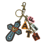 Chala Keychains Charming Keychain Cross Faith Collection by Chala Handbags, Keychain, Wallet