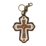 Chala Keychains Keychain Cross Faith Collection by Chala Handbags, Keychain, Wallet