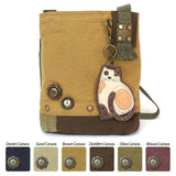 LAZZY CAT - Calico Cat, PATCH CROSS-BODY BAG by Chala