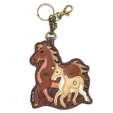 Chala Messenger Bag Mare & Foal Keychain HORSE Handbag Collection by Chala