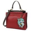 Chala Purses And Pouches CHARMING SATCHEL- Burgundy Dolphin Collection - by Chala - vegan