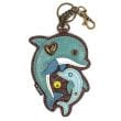 Chala Purses And Pouches Key Fob / Coin Purse Dolphin Collection - by Chala - vegan