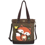 Chala Purses And Pouches Work Tote FOX Cartoon Collection by Chala Vegan Purses!