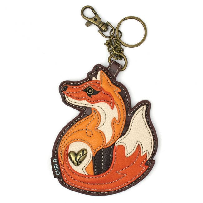 Red Fox Collection by Chala! Keychain, Crossbody, Wallet - The Pink Pigs, Animal Lover's Boutique