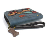 Chala Wallet Chala Dog  Zip Around Wallets-Carry your cards in dog gone good style!*