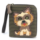 Chala Wallet Chala Dog  Zip Around Wallets-Carry your cards in dog gone good style!*