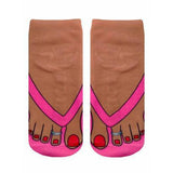 Ugly Women's Feet Funny Gift Socks for Mom *