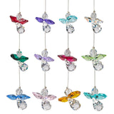 Crystal Guardian Angel Suncatchers in Birthstone Colors-Small - The Pink Pigs, A Compassionate Boutique