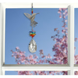 Crystal Fantasy Suncatchers- Angel, Fairy, Winged Heart, Tree of Life, Rose - The Pink Pigs, Animal Lover's Boutique