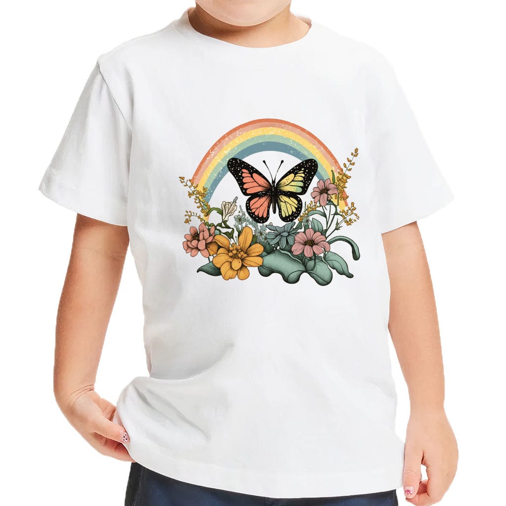 Floral Print Toddler T-Shirt - Adorable Kids' T-Shirt - Cool Tee Shirt for Toddler