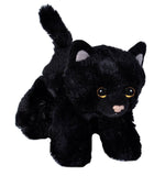 Black Cat Beanie Small Stuffed Animal - 7"