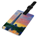 Washington National Cathedral Luggage Tag - Monet Art Travel Bag Tag - United States Luggage Tag