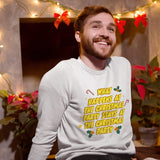 Christmas Party Sweatshirt - Funny Crewneck Sweatshirt - Phrase Art Sweatshirt