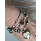 Demdaco Fashion Bracelets Hand Crafted, Layered Vintage look Bracelet for Moms-Beautiful Gift by Guilded Life