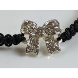 {Demdaco Fashion Jewelry Black-Bow Crochet Bracelets, Quality "Love is in the Air" Collection!  Very Sweet & Cute!