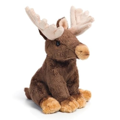 Demdaco Plush Animals Moose Beanie Plush American Wildlife-Fox, Llama, Moose