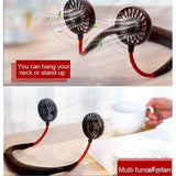 DH Gate Natural Personal Care Personal Cooling Fan Neck Fan With Illumination and Aromatherapy Capable