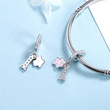 Dog Pandora Style Charms Sterling Silver Boston, Frenchie, Chi, Schnauzer, Puppy - The Pink Pigs, Animal Lover's Boutique