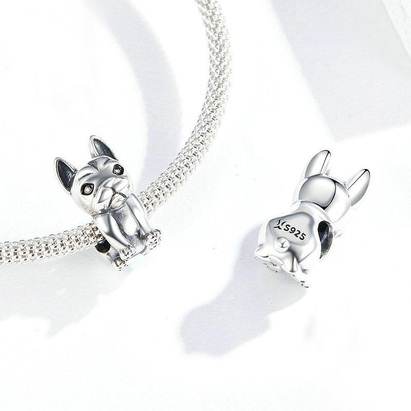 Papillon Charm Jewelry Sterling Silver Handmade Dog Charm PA8-C