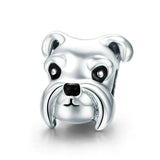 Dog Pandora Style Charms Sterling Silver Boston, Frenchie, Chi, Schnauzer, Puppy - The Pink Pigs, Animal Lover's Boutique