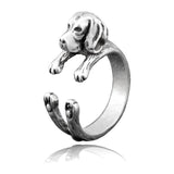 Dog Ring-Sterling Silver Dog Ring Wear your best friend all day! - The Pink Pigs, A Compassionate Boutique