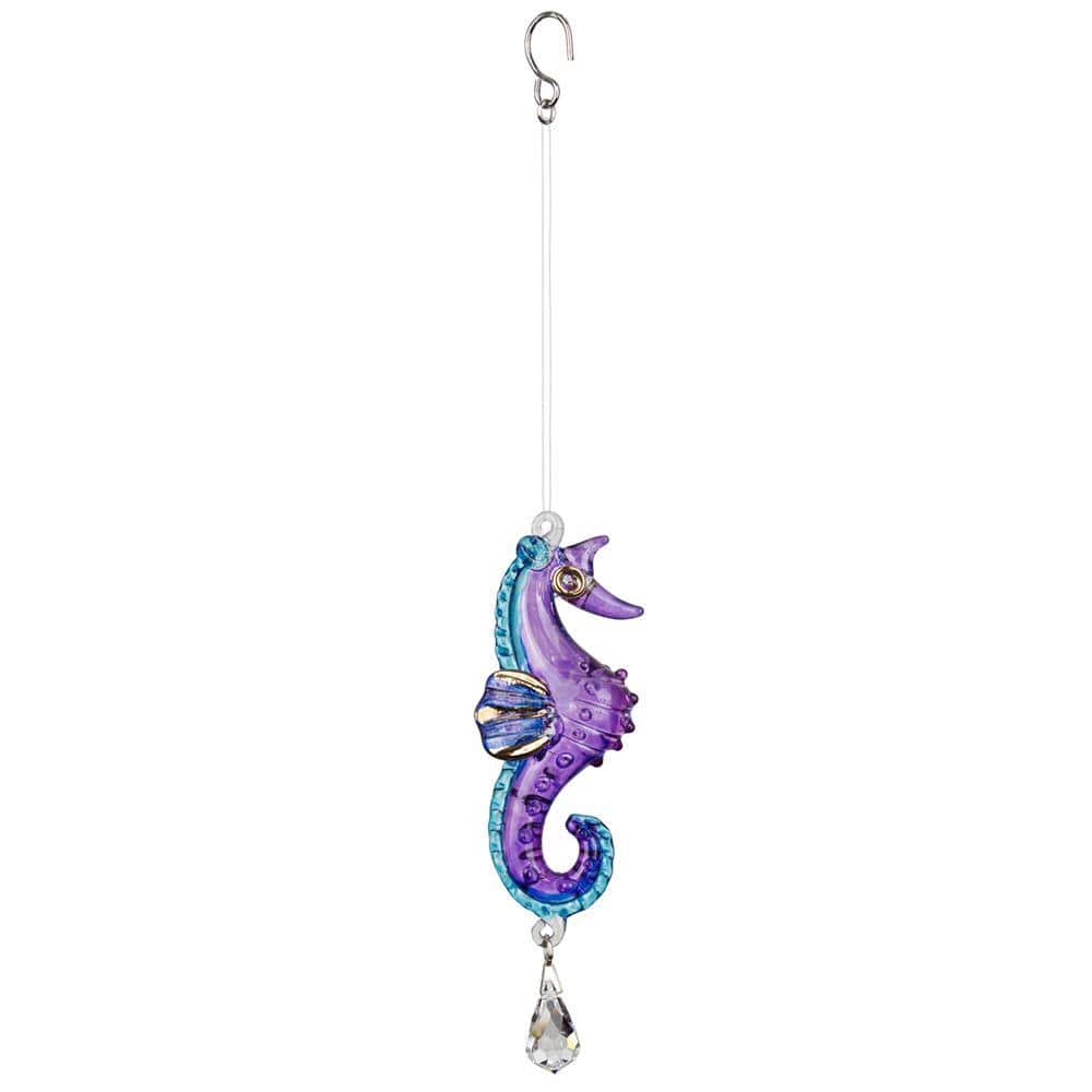Dolphin, Seahorse or Coral Fish Sun catchers-Rainbow Makers! Hand Made with Swarovski Crystal - The Pink Pigs, A Compassionate Boutique