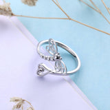 Dragonfly Ring in 925 Sterling Silver, Simple and Sweet - The Pink Pigs, A Compassionate Boutique