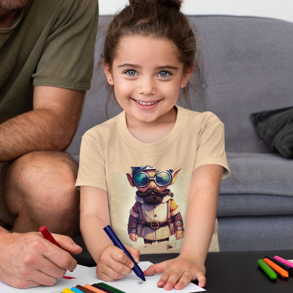 Cartoon Character Toddler T-Shirt - Fantasy Kids' T-Shirt - Gnome Tee Shirt for Toddler