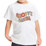 Sister Print Toddler T-Shirt - Cute Kids' T-Shirt - Illustration Tee Shirt for Toddler