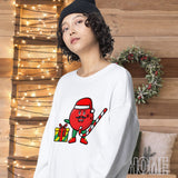 Cartoon Christmas Long Sleeve T-Shirt - Cute T-Shirt - Themed Long Sleeve Tee Shirt