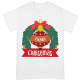 Merry Christmas Heavy Cotton T-Shirt - Christmas Tee Shirt - Print T-Shirt
