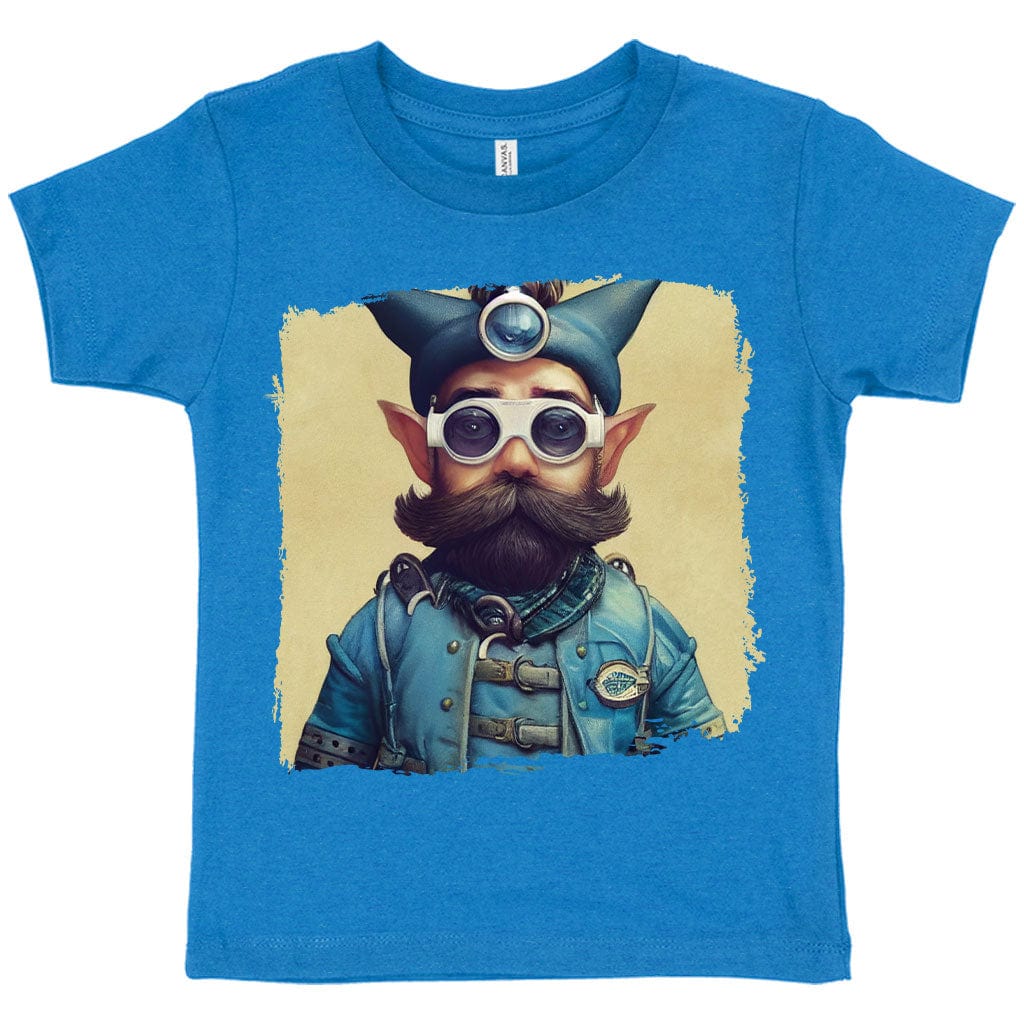 Steampunk Engineer Toddler T-Shirt - Cute Kids' T-Shirt - Gnome Tee Shirt for Toddler