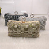 Rhinestone Evening Bag, Clutch Handmade with Love!  Stunning!  Parties, here you come!