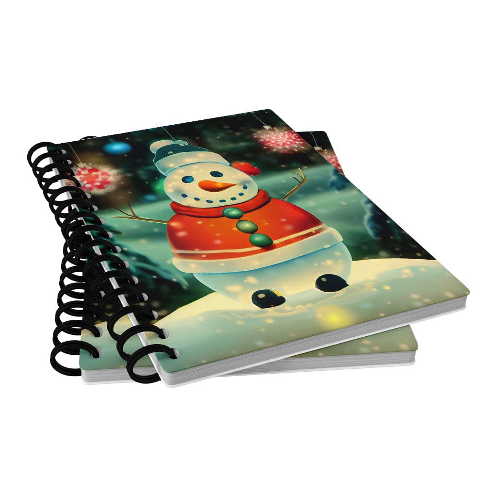 Christmas Themed Spiral Notebook - Funny Notebook - Graphic Notebook